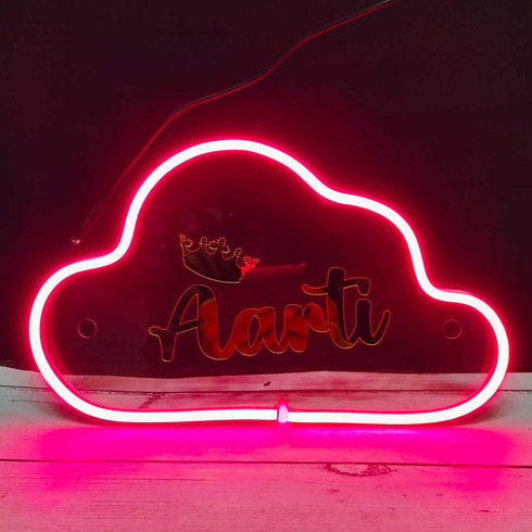 Personalised Acrylic Neon Name Plates for Kids