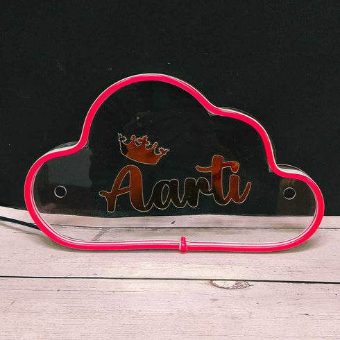 Personalised Acrylic Neon Name Plates for Kids