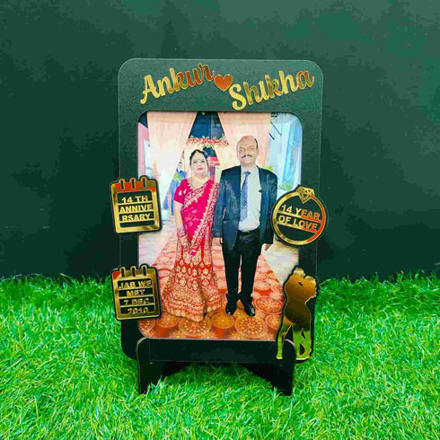 Personalised Couple Anniversary Photo Frame