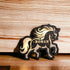 Customized Wooden Unicorn LED Table Lamp