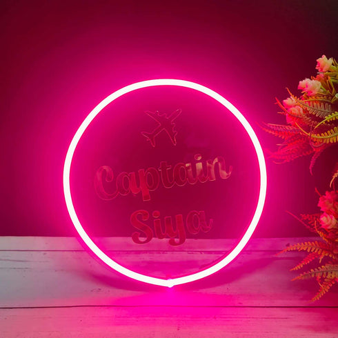 Personalised Acrylic Neon Name Plates for Kids