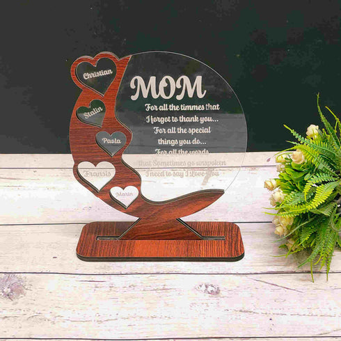 Customized Mother's Day Table Top for Mom