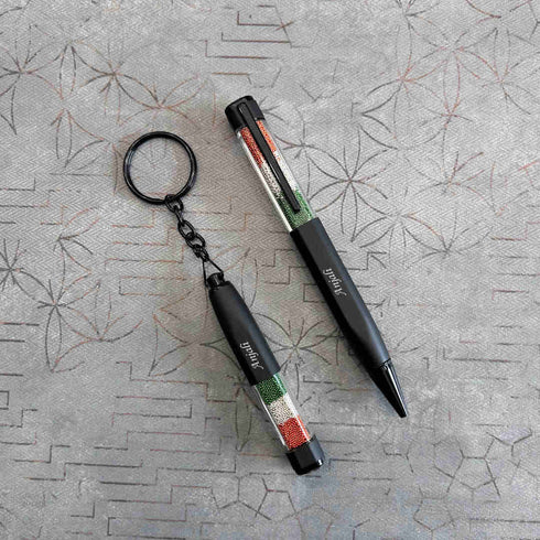 Personalised Tiranga Pen with Keychain