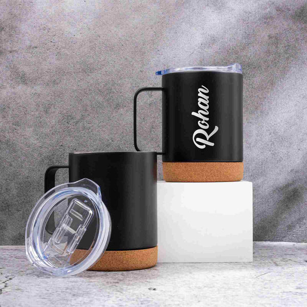Personalized Cork Travel Mug