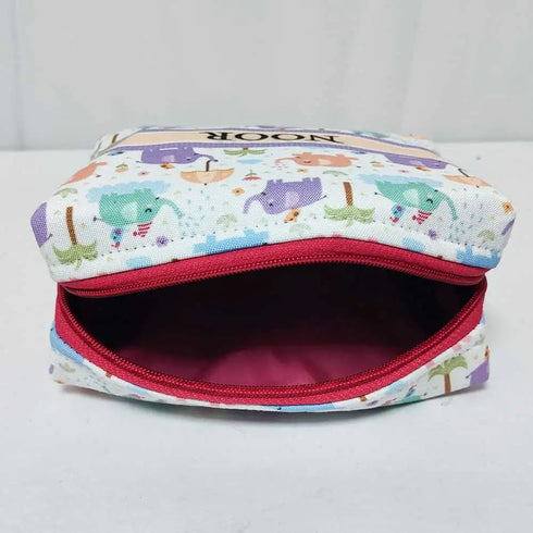 Personalised Elephant Printed Kids Box Pouch