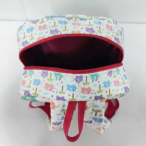 Personalised Elephant Printed Kids Bagpack