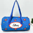 Personalised Blue Printed Kids Swimming Duffle Bag