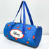 Personalised Blue Printed Kids Swimming Duffle Bag