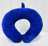 Personalised Blue Printed Kids Neck Pillow Combo