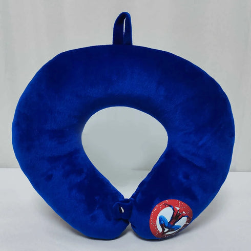 Personalised Blue Printed Kids Neck Pillow Combo