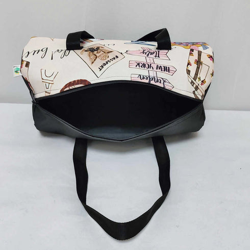 Personalised Airplane Printed Kids Swimming Duffle Bag