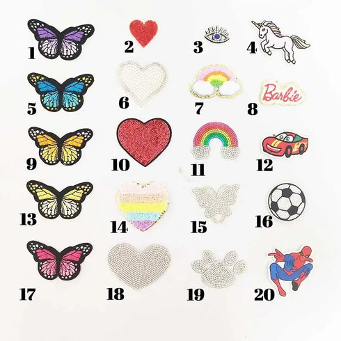 Personalised Caps with Initial Letter - White