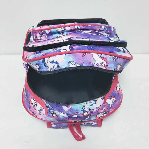 Personalised Unicorn Printed Kids Bagpack