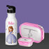 Personalised Lunch Box with Steel Bottle With Straw Combo for Kids