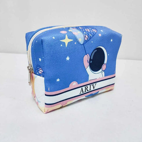 Personalised Space Printed Kids Box Pouch