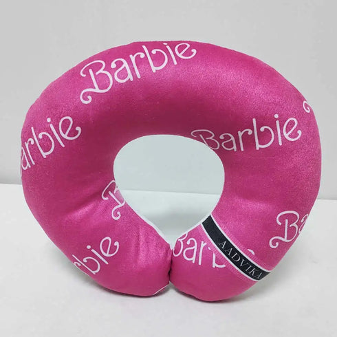 Personalised Barbie Printed Neck Pillow with Eye Mask Combo for Kids