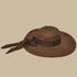 Personalised Summer Hats For Women - Dark Brown