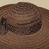 Personalised Summer Hats For Women - Dark Brown