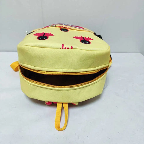 Personalised Yellow Printed Kids Bagpack