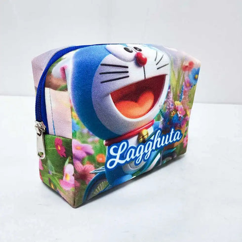 Personalised Cat Printed Kids Box Pouch