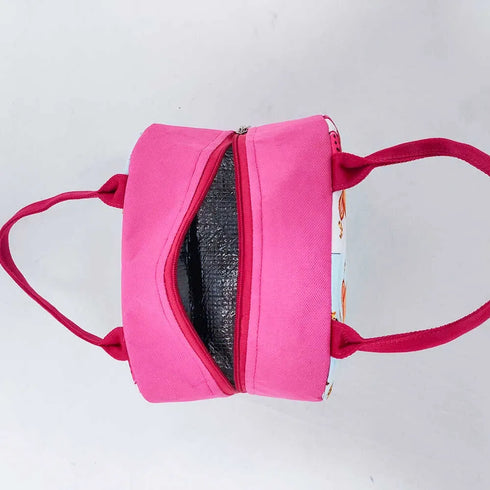 Personalised Teddy Printed Kids Lunch Bag With Handle