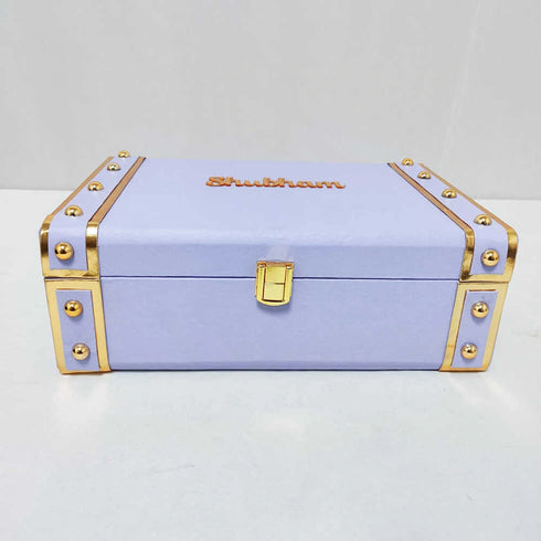 Customized Trunk Box With One Name - Purple