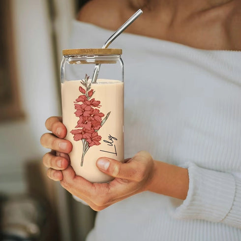 Personalized Glass Tumbler