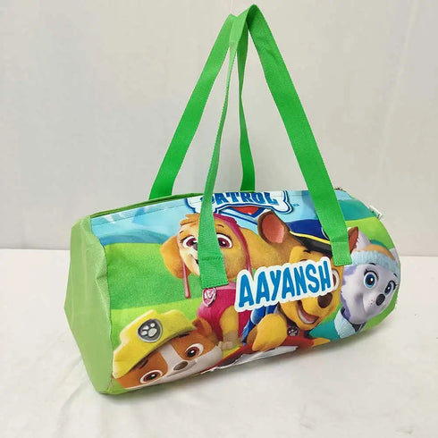 Personalised Dog Printed Swimming Duffle Bag for Kids