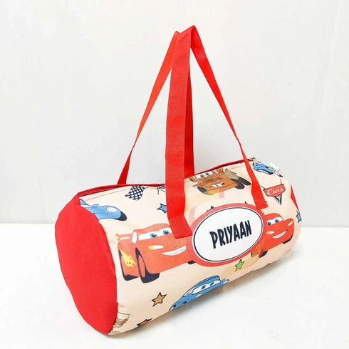 Personalised Car Printed Swimming Duffle Bag for Kids