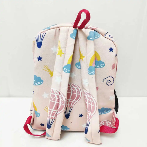Personalized Air Balloon Printed Kids Backpack