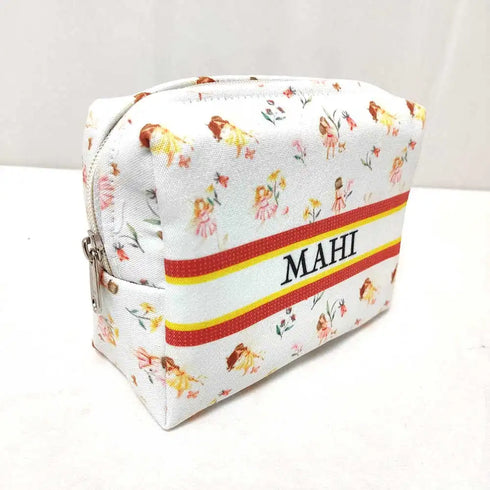 Personalized Floral Printed Kids Box Pouch