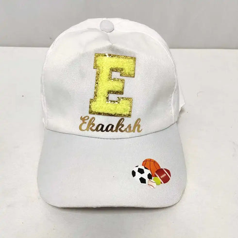 Personalized Kids Caps With Theme and Initial Letter