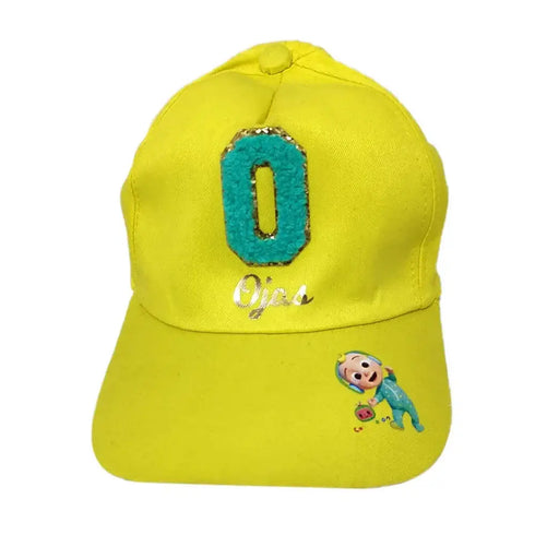 Personalized Kids Caps With Theme and Initial Letter