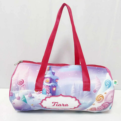 Personalised Candy Printed Kids Duffle Bag Combo Gift Set
