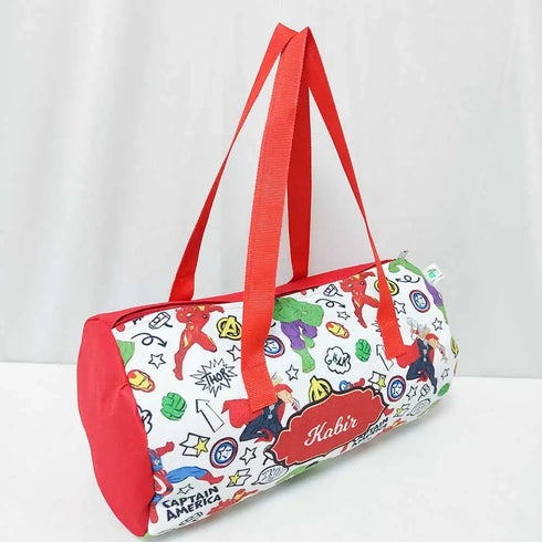 Personalised Cartoon Printed Swimming Duffle Bag for Kids