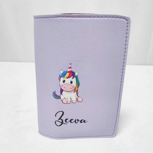 Personalized Neck Pillow with Passport Cover Combo for Kids