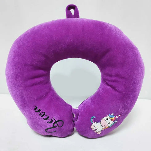 Personalized Neck Pillow with Passport Cover Combo for Kids