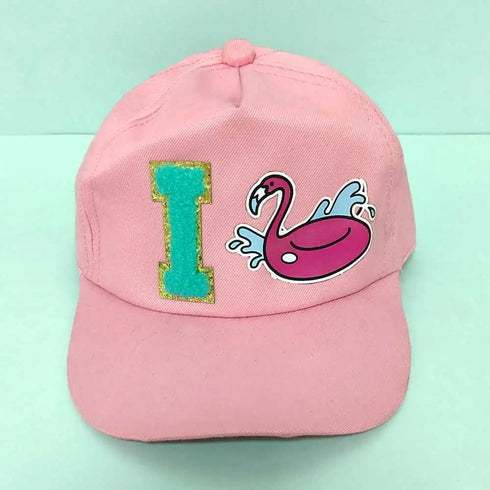 Personalized Kids Caps With Theme and Initial Letter
