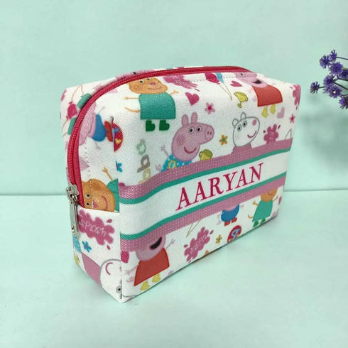 Personalized Animal Printed Kids Box Pouch