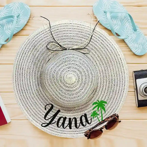 Personalized Summer Beach Hat For Women