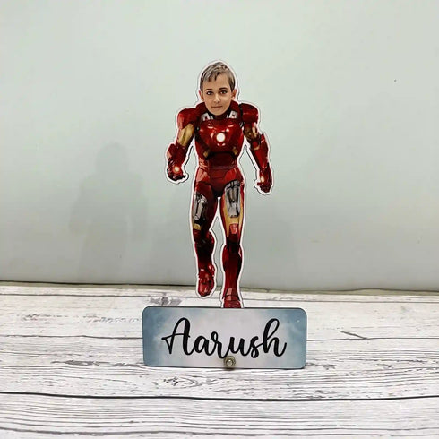 Personalized Photo Caricature Stand for Kids