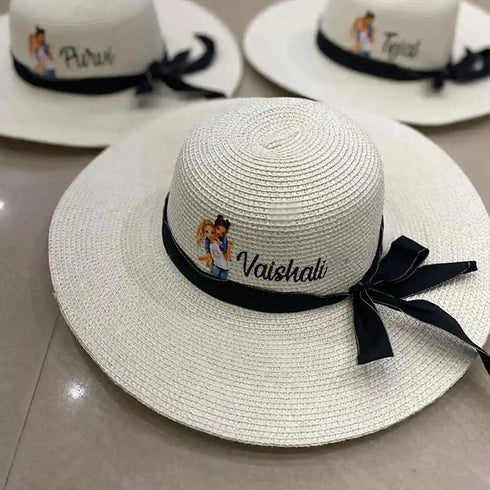 Personalized Summer Beach Hat For Women