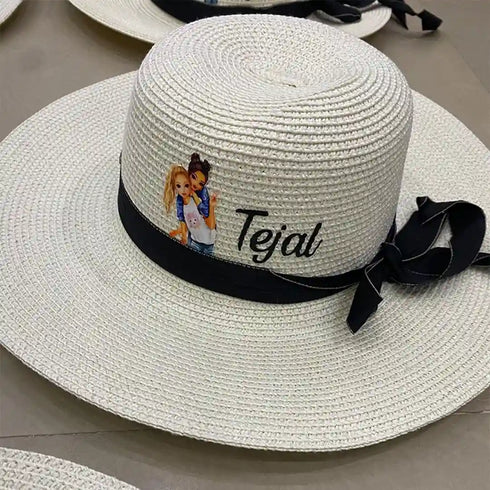 Personalized Summer Beach Hat For Women