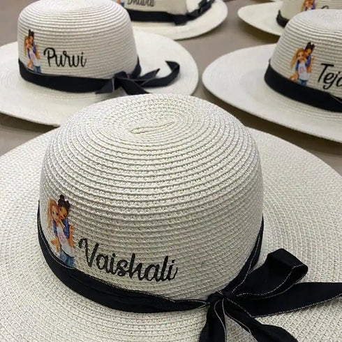 Personalized Summer Beach Hat For Women