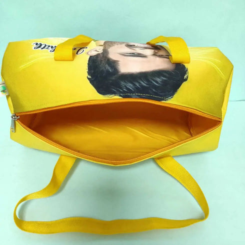 Personalized Yellow Printed Swimming Duffle Bag for Kids