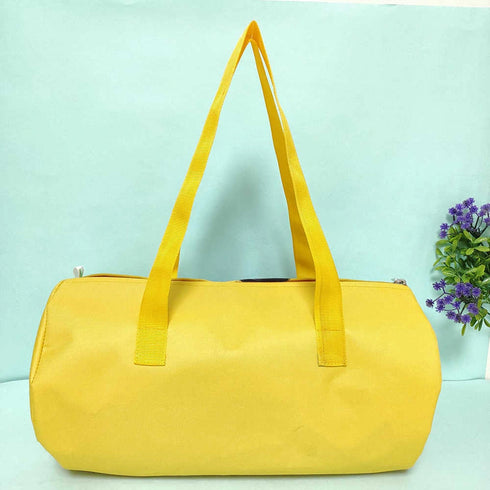 Personalized Yellow Printed Swimming Duffle Bag for Kids
