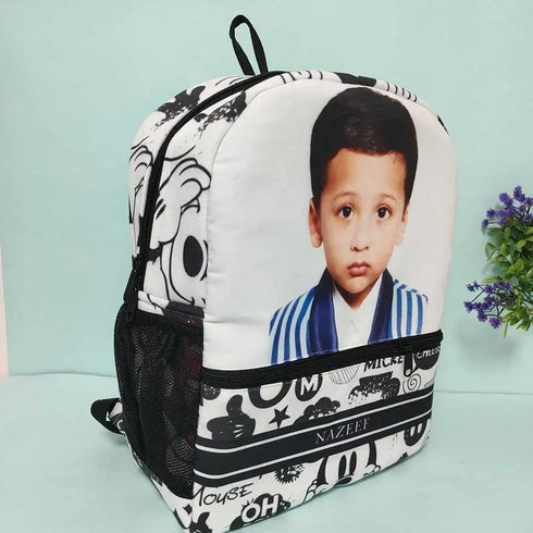 Personalized Photo Printed Backpack for Kids
