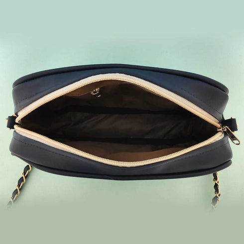 Personalized Blue Strap Printed Luna Bag Combo Gift Set