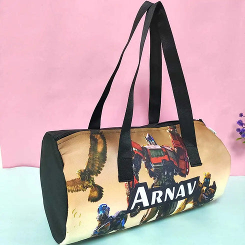 Personalised Cartoon Printed Swimming Duffle Bag for Kids