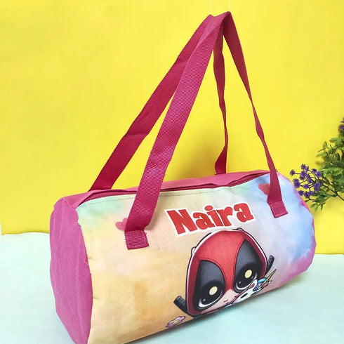 Personalized Printed Swimming Duffle Bag for Kids